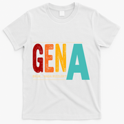 Gena Gen Bruh Wada Rizzler T-Shirt - White