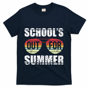 Graduation Gift Schools Out For Summer Students Teacher T-Shirt - Navy