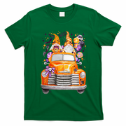 Gnome Halloween Boo Truck T-Shirt - Irish Green
