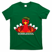 Gobblegool Italian Gobble Turkey Day Fall Thanksgiving T-Shirt - Green