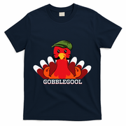 Gobblegool Italian Gobble Turkey Day Fall Thanksgiving T-Shirt - Navy
