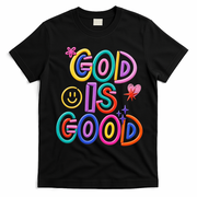 God Is Good Christian Religious T-Shirt - Black