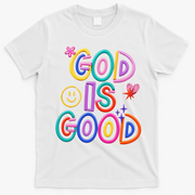 God Is Good Christian Religious T-Shirt - White