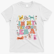 Groovy In My Vet Tech Era Monogrammed Veterinarian Grad T-Shirt - White