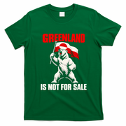 Greenland Is Not For Sale Arctic Polar Bear T-Shirt - Irish Green