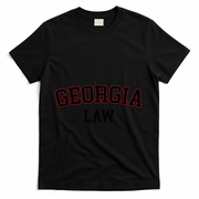 Georgia Law Georgia Bar Graduate Gift Lawyer College T-Shirt - Black