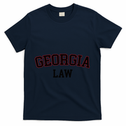 Georgia Law Georgia Bar Graduate Gift Lawyer College T-Shirt - Navy
