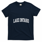 Great Lake Ontario Travel T-Shirt - Navy Blue