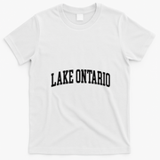 Great Lake Ontario Travel T-Shirt - White