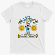 Gracias Messi 10 Retirement The End Of An Era Soccer T-Shirt - White