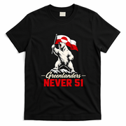 Greenlander Never 51 Greenland Protest T-Shirt - Black