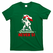Greenlander Never 51 Greenland Protest T-Shirt - Irish Green