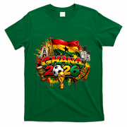 GHANA North America Soccer Tournament 2026 T-Shirt - Green