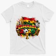 GHANA North America Soccer Tournament 2026 T-Shirt - White