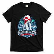 Guardians of the Arctic Stand with Greenland Polar Bear T-Shirt - Black