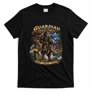 Guardian Of The Ancient Forest – Bigfoot Samurai Warrior T-Shirt - Black