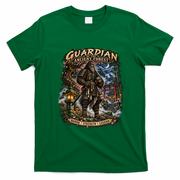 Guardian Of The Ancient Forest – Bigfoot Samurai Warrior T-Shirt - Irish Green