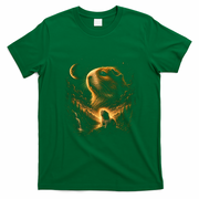 Guinea Pig Cosmic Adventure Art for Animal Lovers T-Shirt - Irish Green