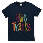 Give Thanks T-Shirt - Navy