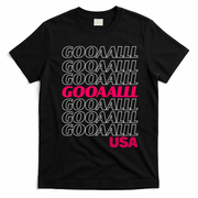 GOOAAALLL USA Soccer Fans Goal T-Shirt - Black