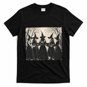 Girls Will Be Girls Halloween Witch T-Shirt - Black