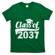 Grow With Me Class Of 2037 Graduation Preschool T-Shirt - Green