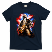 George Washington Playing Guitar T-Shirt - Navy