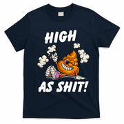 High As Shit T-Shirt - Navy