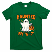 Haunted By 6-7 Halloween 67 Meme T-Shirt - Irish Green