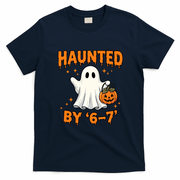 Haunted By 6-7 Halloween 67 Meme T-Shirt - Navy Blue