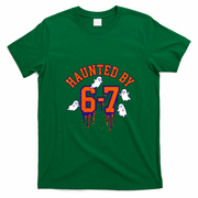 HAUNTED By 6-7 Spooky Halloween 67 Meme T-Shirt - Irish Green