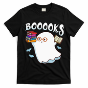 Halloween Books Librarian English Teacher Reader Reading T-Shirt - Black