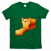Halloween Costume Cat Loaf Lazy Funny Bread Kitten Kitty T-Shirt - Irish Green