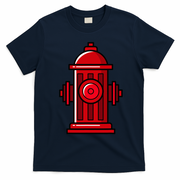 Halloween Costume Fire Hydrant funny simple safety T-Shirt - Navy Blue