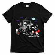 Horror Clubhouse In Park Halloween T-Shirt - Black