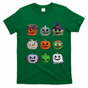 Halloween Costume Women Pumpkin Characters T-Shirt - Irish Green