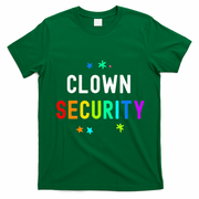 Halloween Dad Mom Daughter Adult Costume Clown Security T-Shirt - Irish Green