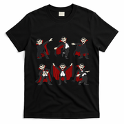 Halloween Dancing Vampire Dance Challenge T-Shirt - Black