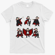 Halloween Dancing Vampire Dance Challenge T-Shirt - White