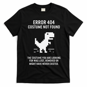 Halloween Error 404 Costume Not Found Coding Programmer Geek T-Shirt - Black