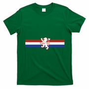 Holland Emblem Lion Nederlands Flag T-Shirt - Irish Green