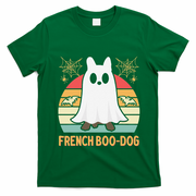 Halloween French Bulldog Dog Frenchie Spooky Ghost Costume T-Shirt - Irish Green