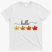 Hello Fall Cozy Nature T-Shirt - White