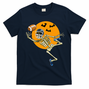 Halloween Football Fan Costume American Football Skeleton T-Shirt - Navy Blue