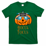 Hocus Focus Optometry Halloween Optometrist Eye Doctor Funny T-Shirt - Irish Green