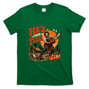 He's From Texas I Can Tell Funny Horror Movie Halloween T-Shirt - Irish Green