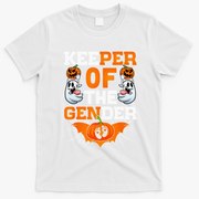 Hilarious Gender Reveal Halloween Party Surprise T-Shirt - White