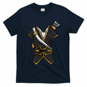 Huntsman Hunter Cool Lazy Easy Cosplay Halloween Costume T-Shirt - Navy Blue