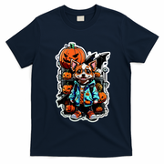Hip Halloween Dog T-Shirt - Navy Blue
