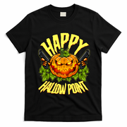 Halloween Happy Hallow Point Pumpkin Gunner T-Shirt - Black